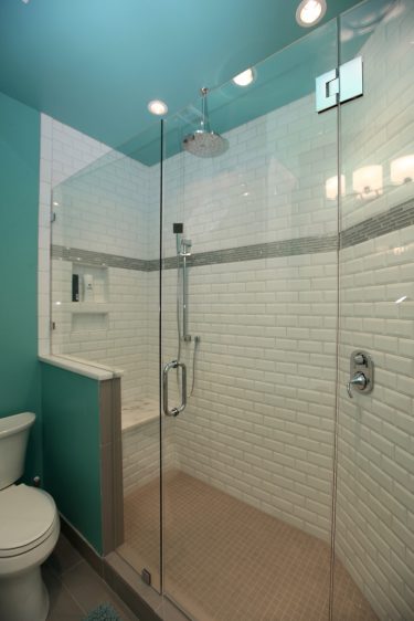 Bathroom Remodeling with subway tile by B. Chaney Improvements in Daniel Island, SC