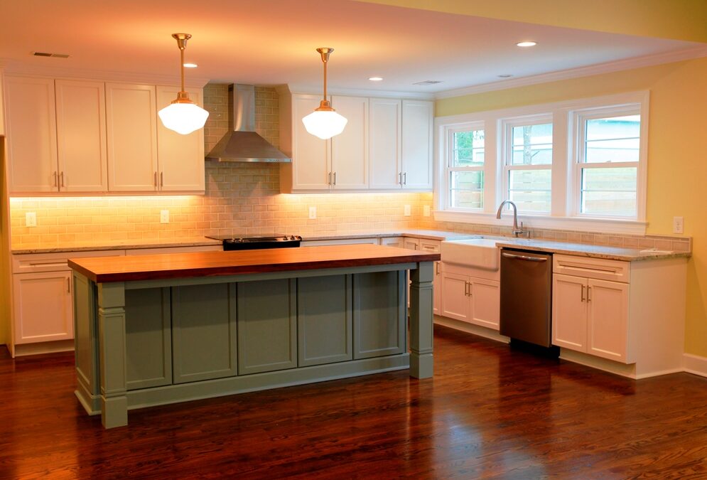 Old Mt. Pleasant addition with kitchen built by B. Chaney Improvements of Charleston, SC