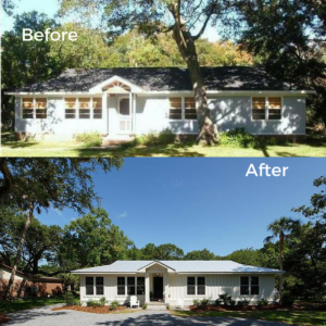 Isle of Palms Renovation Before & After by B. Chaney Improvements of Charleston, SC