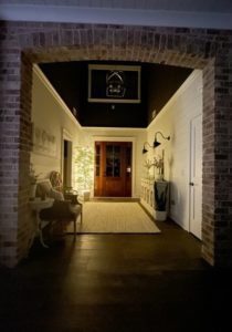 Foyer in Awendaw, SC custom house built by B. Chaney Improvements of Charleston, SC.