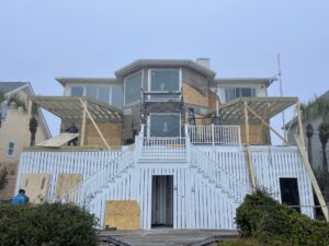 B. Chaney Improvements remodeling a home prior to Labor Day weekend in Charleston, SC