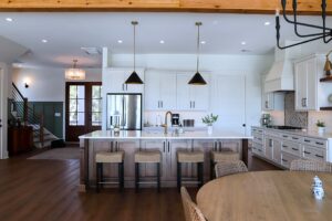 Kitchen in custom built home by B. Chaney Improvements in Charleston, SC