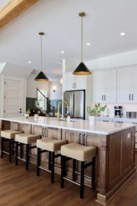 Kitchen in custom built home by B. Chaney Improvements in Charleston, SC