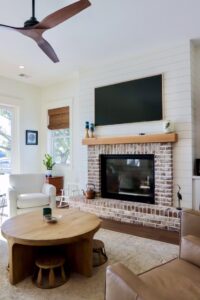 Living room in custom built home by B. Chaney Improvements in Charleston, SC