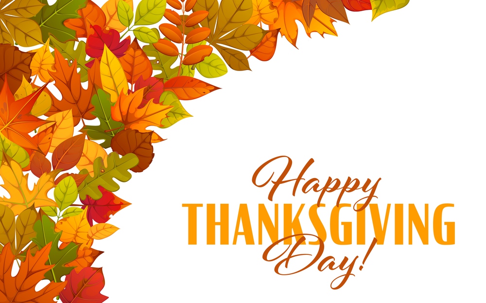 Thanksgiving is November 27th this year.